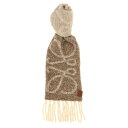 ロエベ LOEWE Anagram scarf F811257X792147 Women スカーフ・マフラー Brown onesize IT0 【送料無料・関...