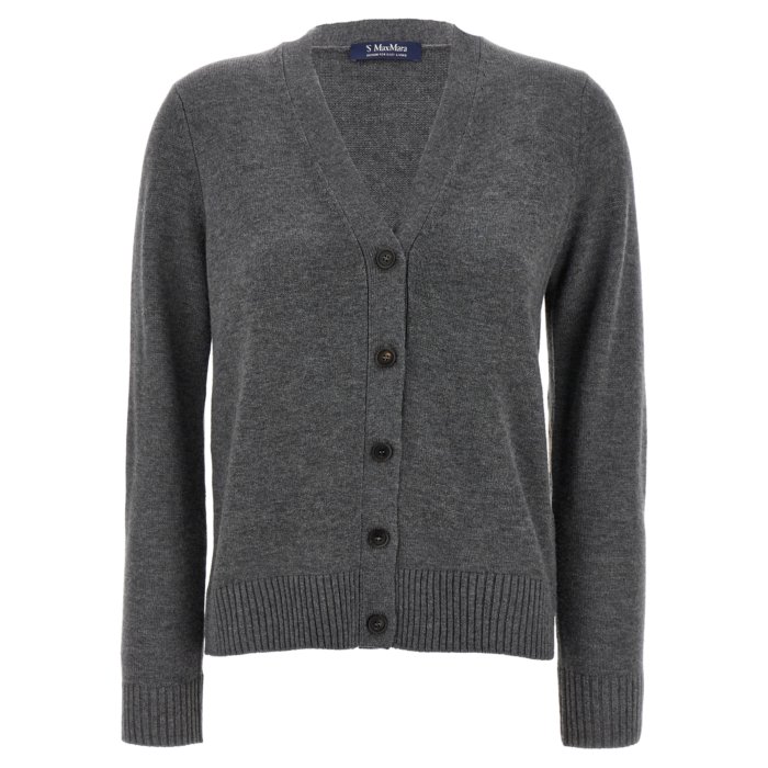 【楽天お買い物マラソン 最大80%OFF+P2倍】S MAX MARA エス マックスマーラ レディース ニット・セーター・カーディガン 2529346021600007 'Apollo' cardigan Gray L M S XS XL 【送料無料・関税込】のサムネイル