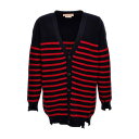 マルニ Marni DESTROYED EFFECT STRIPED CARDIGAN メンズ ウェア トップス ニット・セーター・カーディガン Multico...