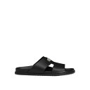 【楽天スーパーセール 最大75%OFF+P2倍】Dolce & Gabbana ドルチェガッバーナ メンズ サンダル A80506A9Q6780999 Sandals Black Black 43 44 40 41 42 42.5 41.5 43.5 45 【送料無料・関税込】