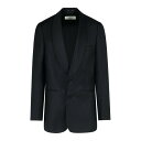 Dries Van Noten ドリスヴァンノッテン メンズ スーツ・ジャケット 204241211900 Bartux Black Wool Blend Blazer Black 50 52 【送料無料・関税込】