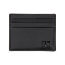 ヴァレンティノ Valentino Garavani CALFSKIN "VLOGO SIGNATURE" CARD HOLDER 7Y2P0S49ZQU0NO Men 財布・カードケース BLACK onesize 【送料無料・関税込】