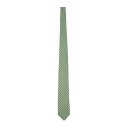 フェラガモ FERRAGAMO SILK TIE 784217351258006 Men ネクタイ GREEN onesize 【送料無料・関税込】