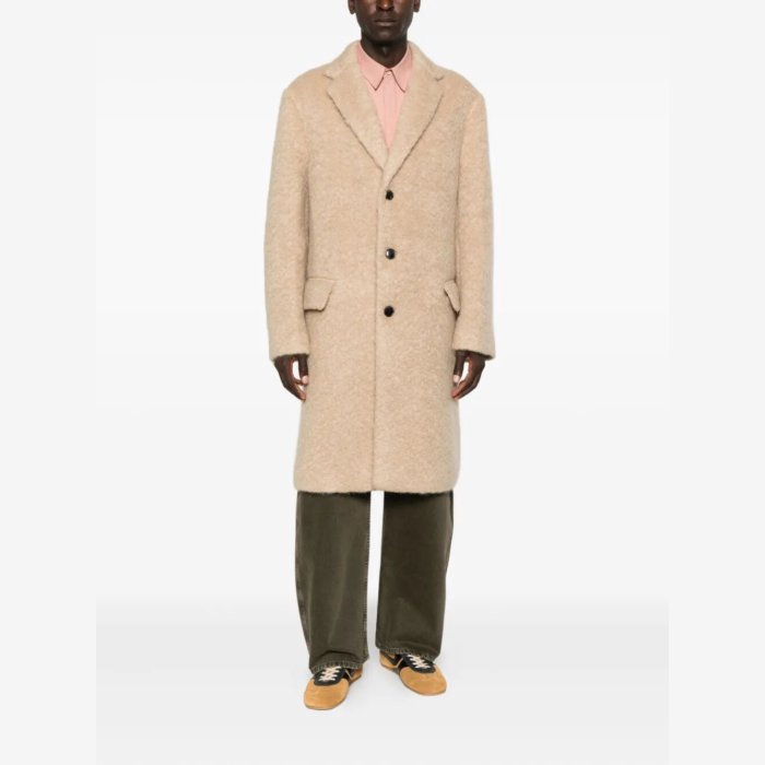 【楽天ブラックフライデー最大80%OFF+P2倍~】Dries Van Noten ドリスヴァンノッテン メンズ コート 0202322055103 RUSTIC COAT 103 BEIGE M L 【送料無料・関税込】