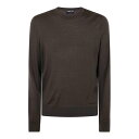 トムフォード TOM FORD Knitwear Crew Neck Knitted メンズ ウェア トップス ニット・セーター・カーディガン Green 48...