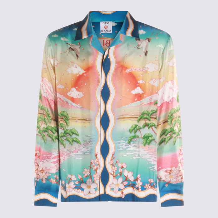 【楽天お買い物マラソン 最大75%OFF+P2倍】Casablanca カサブランカ レディース シャツ・ブラウス UWPF25SH00601 Casablanca Shirts Red Bright M S XS 【送料無料・関税込】のサムネイル