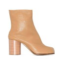 メゾン マルジェラ Maison Margiela Boots Leather Brown ウィメンズ シューズ ブーツ LEATHER BROWN Beige...