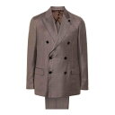 LARDINI ラルディーニ メンズ スーツ・ジャケット IV467AEIVSF63432410 `Special Line Drop 7 Reg` Suit Brown 54 48 50 【送料無料・関税込】