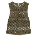 ピンコ PINKO Pinko Top Green 104733A2FFGONZANOX26 Women タンクトップ・キャミソール Blue and gree...