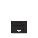 フェラガモ FERRAGAMO TWO-TONE GANCINI CARD HOLDER 66A3020698914NERO Men 財布・カードケース NERO onesize 【送料無料・関税込】