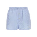モスキーノ MOSCHINO Poplin Shorts 032805322303 Women ショートパンツ Light Blue 38 40 42 44 【...