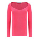 バレンシアガ Balenciaga Sweetheart neck jumper 657548T51595630 Women ニット・セーター・カーディガン Pink XS M 【送料無料・関税込】