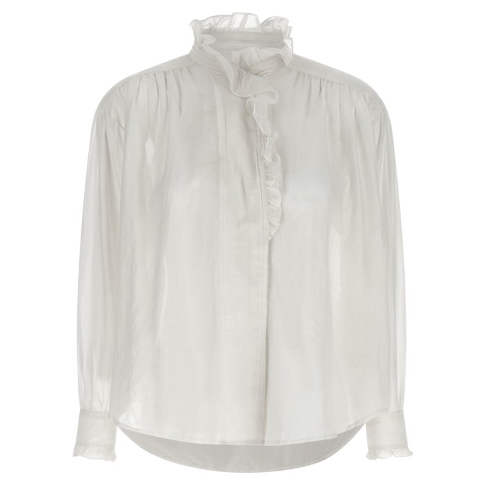 ISABEL MARANT ÉTOILEバンドカラー 長袖シャツサイズ42 ISABEL MARANT ÉTOILEバンドカラー 長袖シャツサイズ42