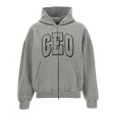 バレンシアガ Balenciaga 'CEO' hoodie 833399TSVP21300 Women スウェット・フーディー Gray XS S M L X...