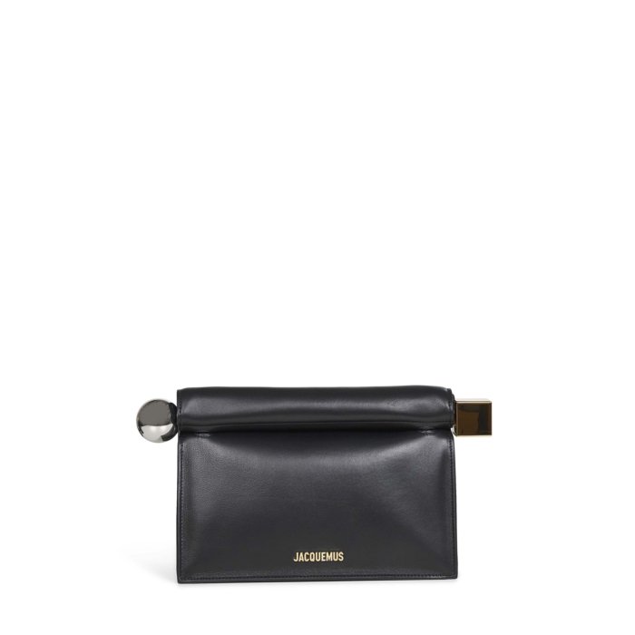 JACQUEMUS ジャックムス レディース クラッチバッグ・ポーチ BAW00356AC27L14990 JACQUEMUS Bags.. Black Blacks and greys onesize 【送料無料・関税込】