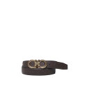 フェラガモ FERRAGAMO Belt with logo motif メンズ アクセサリー ベルト・サスペンダー Brown 115 105 男性 6797...