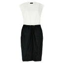ファビアナフィリッピ FABIANA FILIPPI 'Baloon' dress ABD265F166L223VR3 Women ワンピース・ドレス・オールインワン White/Black IT38 IT40 IT42 40 38 42 【送料無料・関税込】