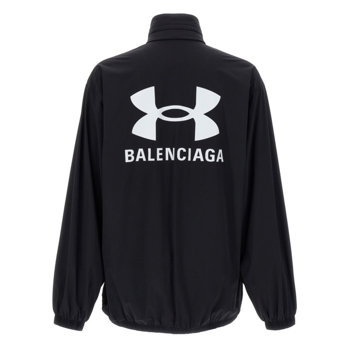 Balenciaga バレンシアガ メンズ カジュアルジャケット 814127TQO351000 Wind Jacket x Under Armour(R) Black L M S XS 3XL 4XL 5XL XL 2XL 2XS 3XS 【送料無料・関税込】