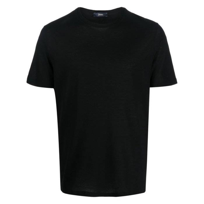 ヘルノ Herno Herno T-shirts and Polos Black JG000166U520059300 Men Tシャツ・カットソー Blacks and greys 48 56 50 46 52 54 58 【送料無料・関税込】