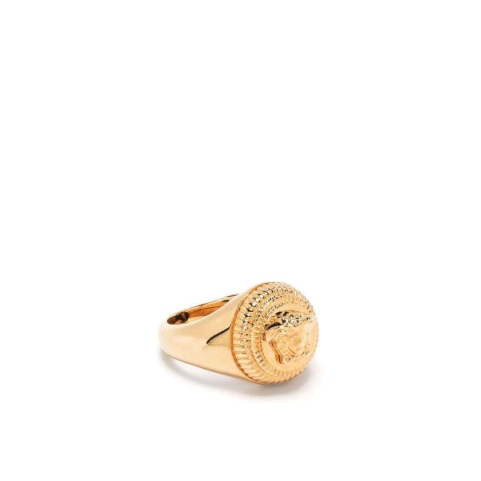 ヴェルサーチェ VERSACE Ring メンズ ジュエリー リング Gold 19 男性 1A0062010092483J000 【送料無料・関税込】
