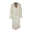 エトロ ETRO Oversize trench coat 1140772030990 Women コート・ダウン White 44 【送料無料・関税込】