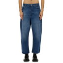 スタジオニコルソン Studio Nicholson CURVED CROPPED JEANS LANDSNM1111WORNWASHINDIGO Men ジーンズ DENIM M S L 【送料無料・関税込】