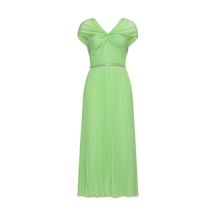 self-portrait セルフ・ポートレイト レディース ワンピース・ドレス・オールインワン PF24153MGGREEN SELF PORTRAIT Dresses Green Blue and green 10 12 6 8 4 【送料無料・関税込】