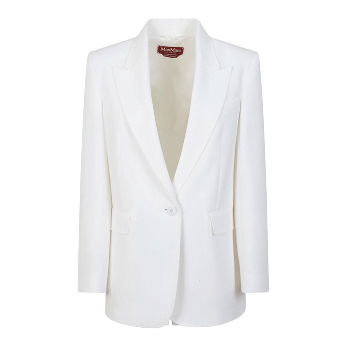 マックスマーラ Max Mara Giacca Tailleur ウィメンズ ウェア ジャケット & コート スーツ・ジャケット White 42 38 女性 FURETTO2516041031600009 【送料無料・関税込】