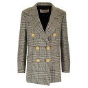 ヴァレンティノ Valentino Garavani Houndstooth wool blazer 6B3CE40090U0AN Women スーツ・ジャケッ...