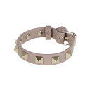 Valentino Garavani ヴァレンティノ レディース ブレスレット WJ0X53VSHP45 LEATHER BRACELET P45 POUDRE onesize 【送料無料・関税込】