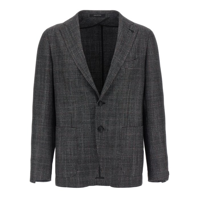 タリアトーレ TAGLIATORE Check patterned blazer 1SMC22K010105C1131 Men スーツ・ジャケット Gray IT46 IT48 IT50 IT52 IT54 IT56 【送料無料・関税込】