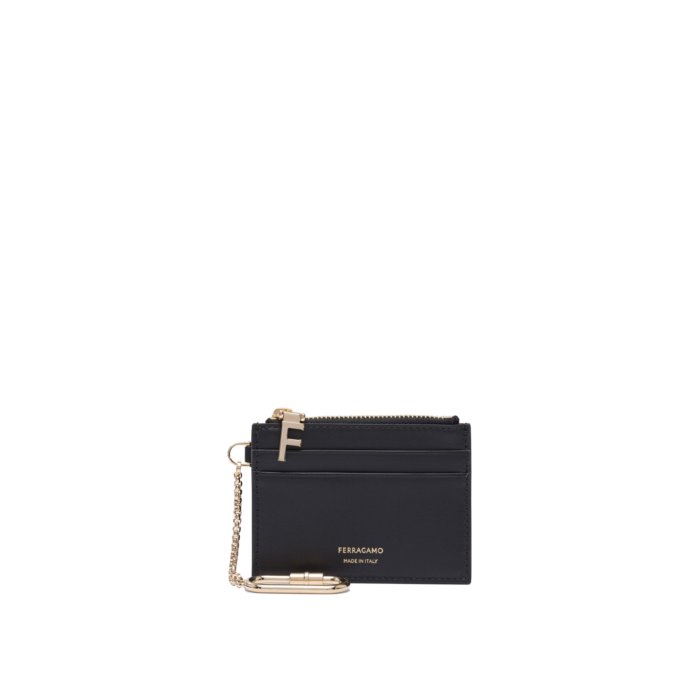 楽天Stok（ストック）フェラガモ FERRAGAMO Wallets & Card holders 0779949 Women 財布・カードケース Black onesize 【送料無料・関税込】