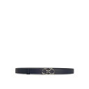 フェラガモ FERRAGAMO Reversible Blue Leather Belt ウィメンズ アクセサリー ベルト・サスペンダー Blue 100 95...
