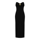 エリザベッタ フランキ Elisabetta Franchi Fluid Crepe Dress With Macro Bow AB76951E2110 Wom...