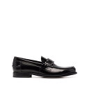 トッズ Tod's Tod's Flat shoes Black XXM26C0EO40AKTB999 Men ローファー Blacks and greys 61/2 71/2 81/2 5 6 7 8 10 9 【送料無料・関税込】