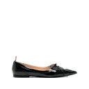 トム・ブラウン Thom Browne Flat shoes Black ウィメンズ シューズ フラットシューズ Black 36 36.5 37 37.5 女...