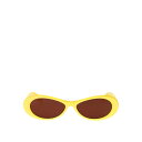 ジャックムス JACQUEMUS Nuvola Sunglasses JAC135C4SUNC4 Women サングラス・アイウェア Yellow 54 【送料無料・関税込】
