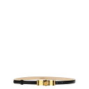 ヴェルサーチェ VERSACE 'Fiocco' belt 1017978DV3T1B00V Women ベルト・サスペンダー Black 95 80 85 7...