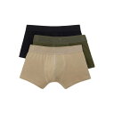 アミパリス AMI Paris De Coeur Boxers (Set Of Three) HUN012JE00940031 Men アンダーウェア Beig...
