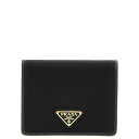 プラダ Prada Triangle logo wallet 1MV2042DMIF0002 Women 財布・カードケース Black onesize 【送料...