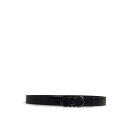フェラガモ FERRAGAMO Black Leather Belt メンズ アクセサリー ベルト・サスペンダー Black 110 115 95 男性 670...