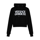 ヴェルサーチェ VERSACE Black cotton sweatshirt 10090601A066031B000 Women スウェット・フーディー Bl...