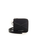 アレキサンダー・マックイーン Alexander McQUEEN Zip wallet 7263191AAD01000 Men 財布・カードケース Black onesize IT0 【送料無料・関税込】