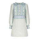 ヴァレンティノ Valentino Garavani Embroidered Crepe Couture Short Dress 6B3VAEJ61CFR5F ...