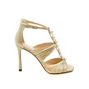 ジミー チュウ JIMMY CHOO Leather sandals AURA9537XHG222 Women サンダル Gold 38.5 38 40 39 ...