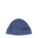 【楽天スーパーセール 最大75%OFF+P2倍】Marni マルニ レディース 帽子 CLMC0173Q0UFH30100B56 BEANIE HAT WITH "MARNI MENDING" EMBROIDERY BLUE M S 【送料無料・関税込】