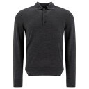 トムフォード TOM FORD Polo in pura lana KPL003YMW070S25IG712 Men ポロシャツ Grey 52 48 50 【...