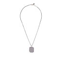 Alexander McQUEEN アレキサンダー・マックイーン メンズ ネックレス 730102J160Y0446 Plaque logo necklace ...