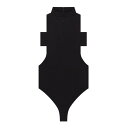 クレージュ Courr?ges Body with raised neck 225JBD131JS02209999BLACK Women タンクトップ・キャミソール Black M S 【送料無料・関税込】
