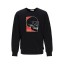 アレキサンダー・マックイーン Alexander McQUEEN FELPA RICAMO LOGO メンズ ウェア トップス スウェット・フーディー Blac...